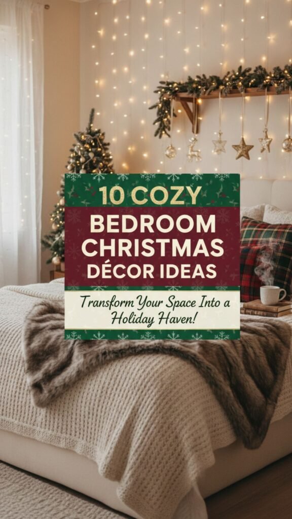 1. 10 Cozy Bedroom Christmas Décor Ideas You’ll Love