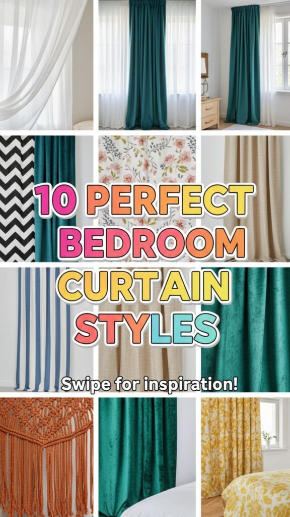 1. 10 Perfect Bedroom Curtain Styles for Cozy Nights
