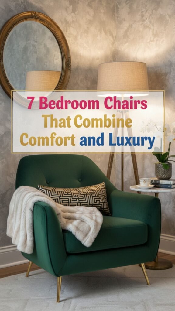 1. 7 Bedroom Chairs That Combine Comfort and Luxury