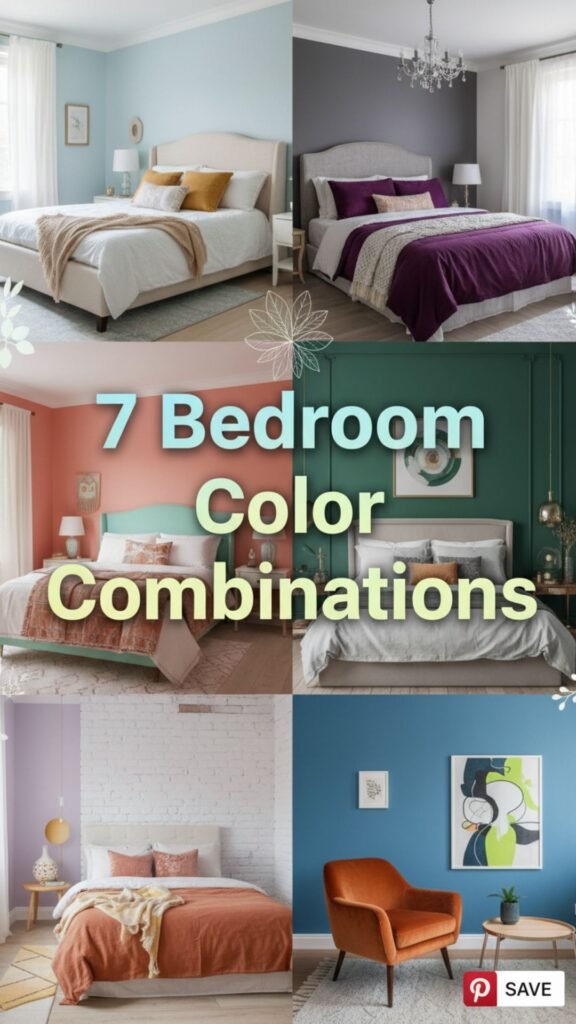 1. 7 Bedroom Color Combinations for a Relaxing Retreat