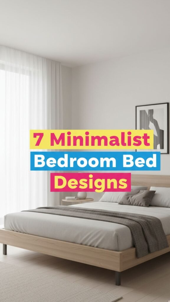 1. 7 Minimalist Bedroom Bed Designs for a Clean, Calm Look