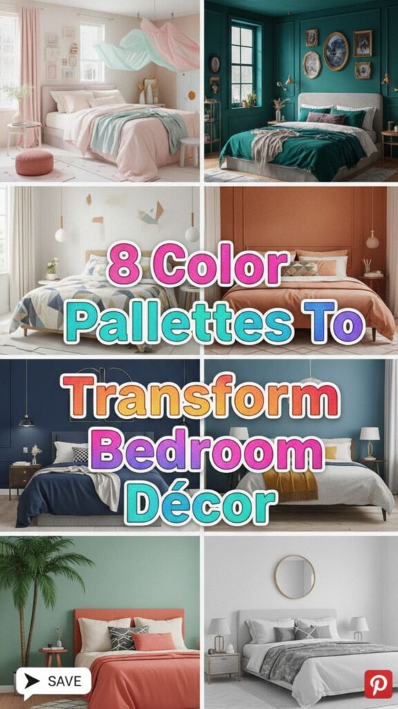 1. 8 Color Palettes That Will Transform Your Bedroom Décor