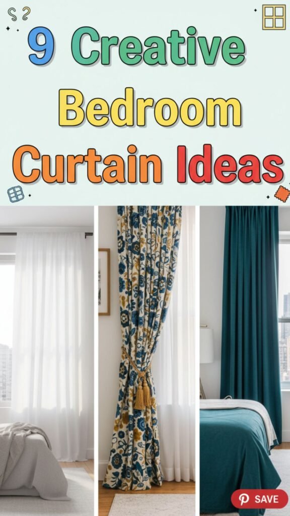 1. 9 Creative Curtain Ideas for a Stylish Bedroom Makeover