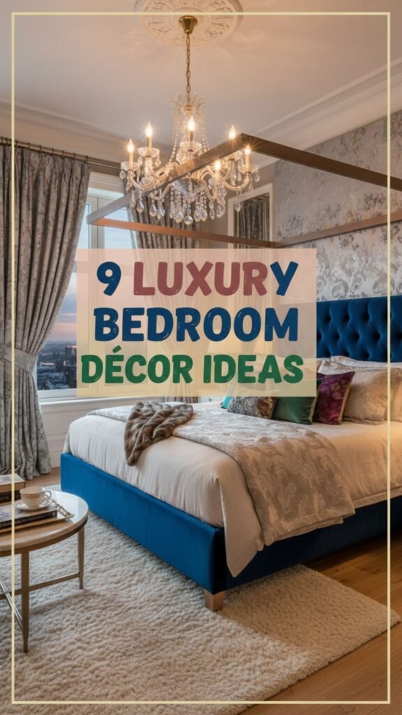 1. 9 Luxury Bedroom Décor Ideas for a Glamorous Retreat
