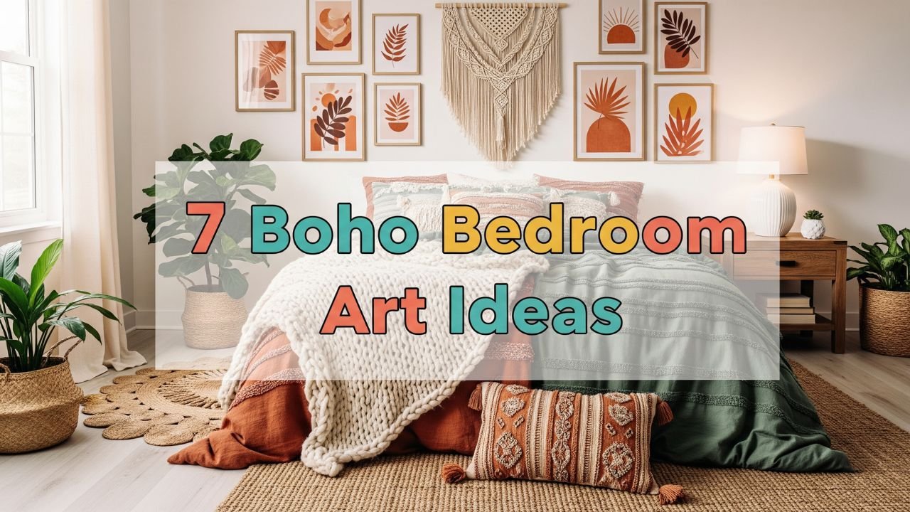 7 Bedroom Art Ideas for Boho Vibe