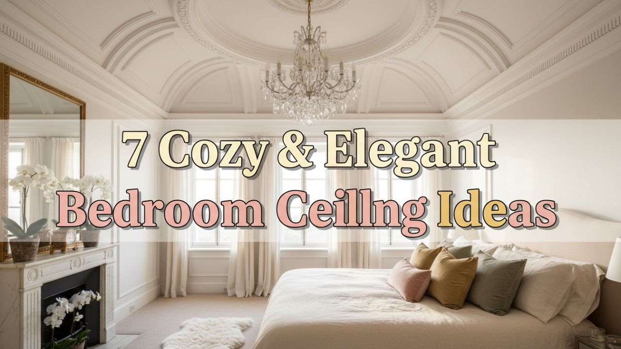 7 Cozy and Elegant Bedroom Ceiling Ideas to Try Now