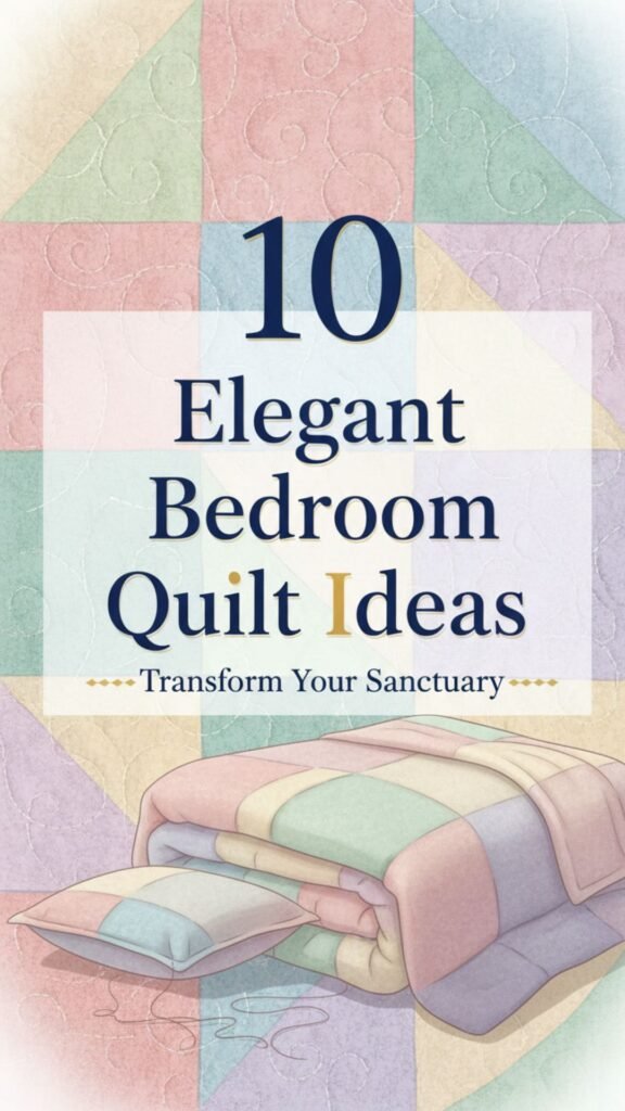 1. 10 Elegant Bedroom Quilt Ideas for a Hotel-Inspired Feel