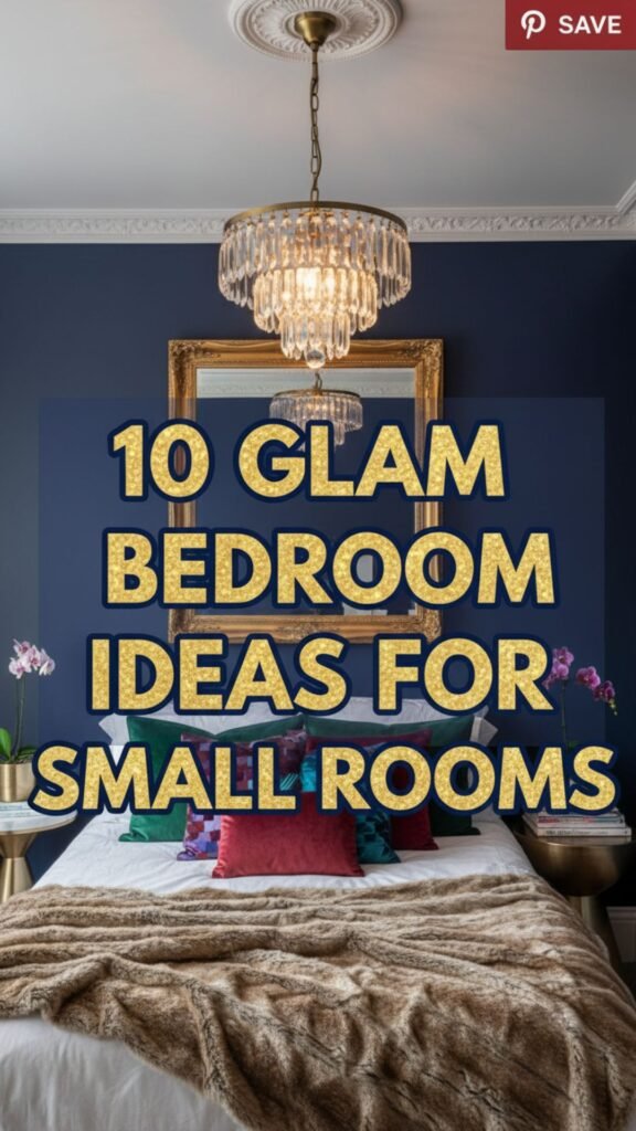 1. 10 Glam Bedroom Ideas for Small Rooms That Look Luxurious