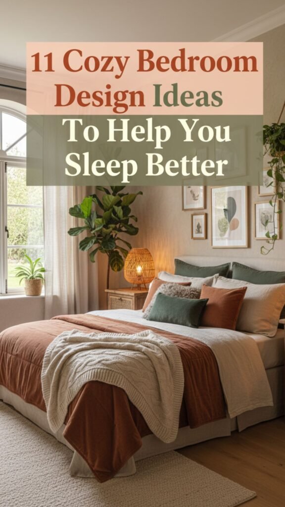 1. 11 Cozy Bedroom Design Ideas That Will Help You Sleep Better