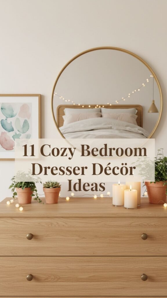 1. 11 Cozy Bedroom Dresser Décor Ideas for a Warm & Inviting Space