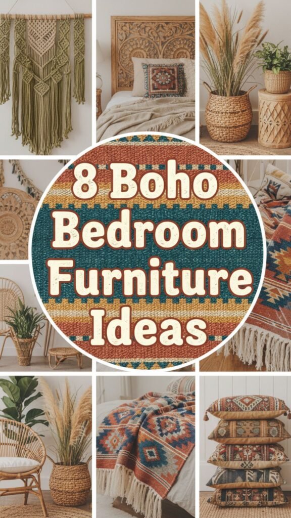 1. 8 Boho Bedroom Furniture Ideas to Create a Cozy, Eclectic Oasis