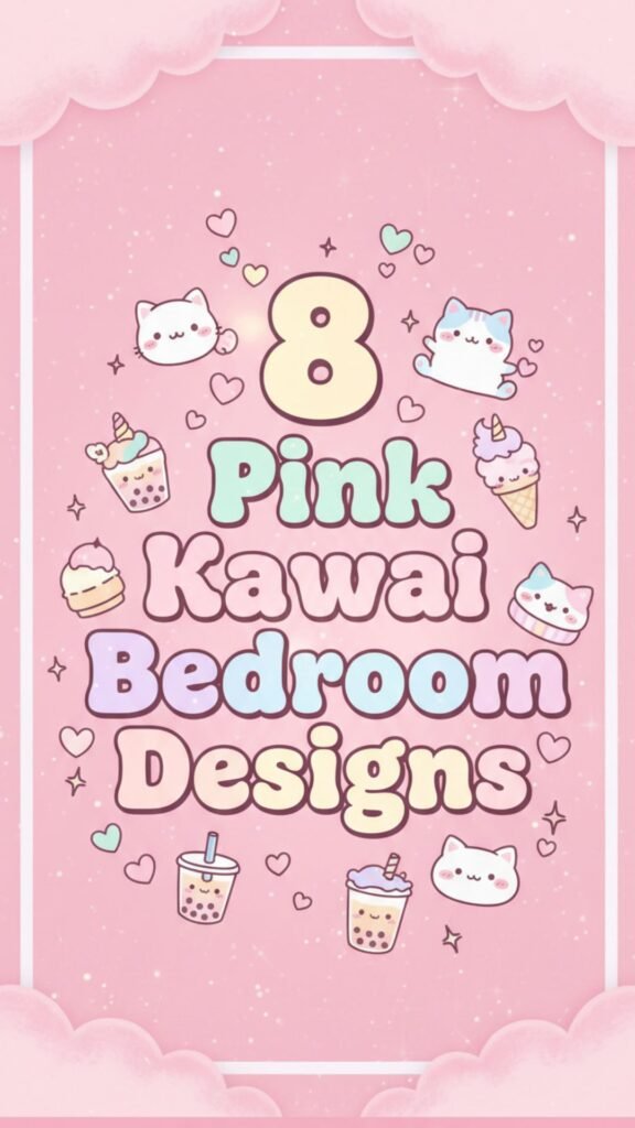 1. 8 Pink Kawaii Bedroom Designs You’ll Instantly Love