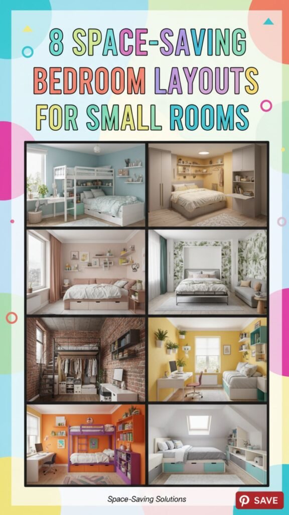 1. 8 Space-Saving Bedroom Layouts for Small Rooms