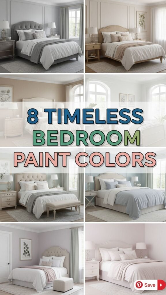 1. 8 Timeless Bedroom Paint Colors That Never Go Out of Style