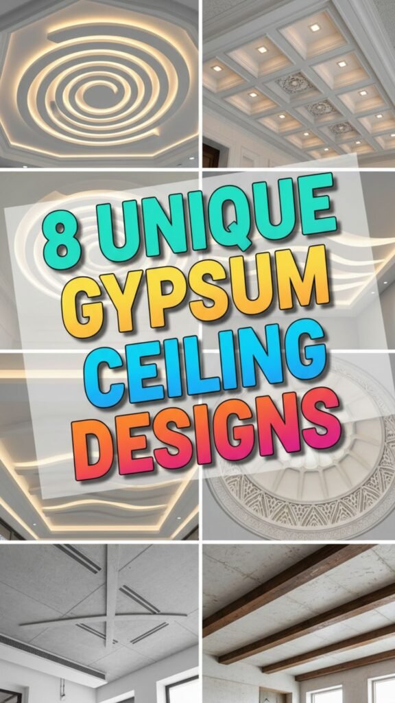 1. 8 Unique Gypsum Ceiling Designs for Your Bedroom