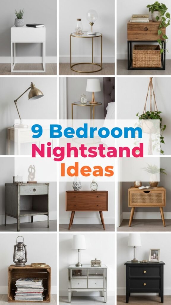 1. 9 Bedroom Nightstand Ideas You’ll Want This Year