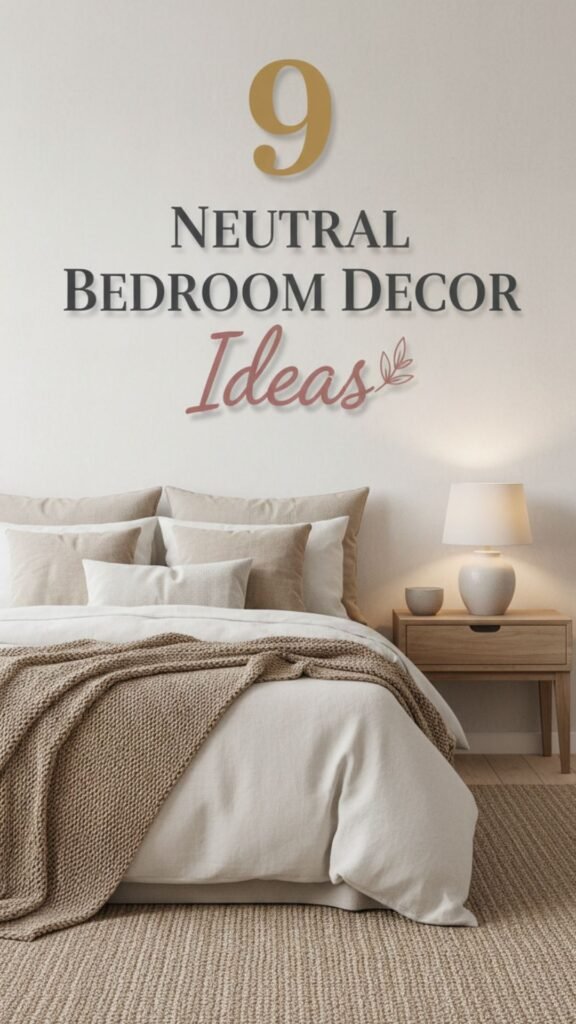 1. 9 Neutral Bedroom Decor Ideas for a Timeless Look