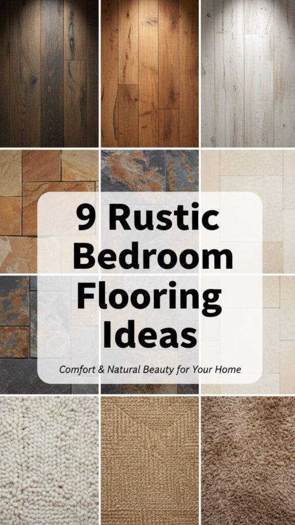 1. 9 Rustic Bedroom Flooring Ideas for a Cozy Cabin Feel