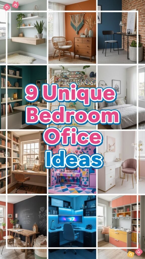 1. 9 Unique Bedroom Office Ideas That Blend Comfort and Style