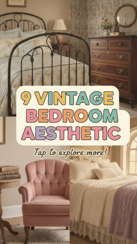 1. 9 Vintage Bedroom Ideas Aesthetic with Timeless Charm