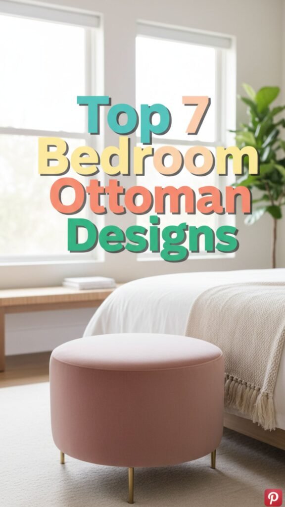 1. Top 7 Bedroom Ottoman Designs for Every Home Style