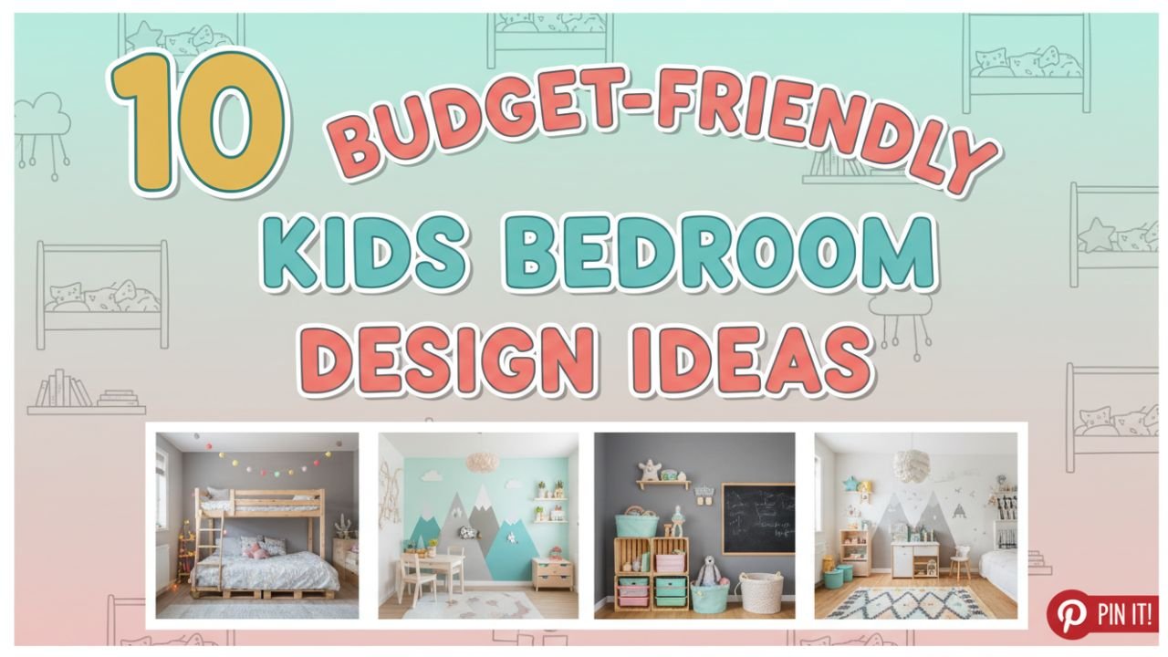 10 Budget-Friendly Kids Bedroom Design Ideas for this Year