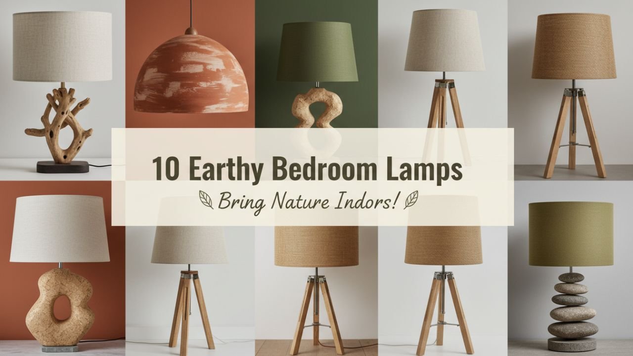 10 Earthy Bedroom Lamps for a Cozy Boho Retreat