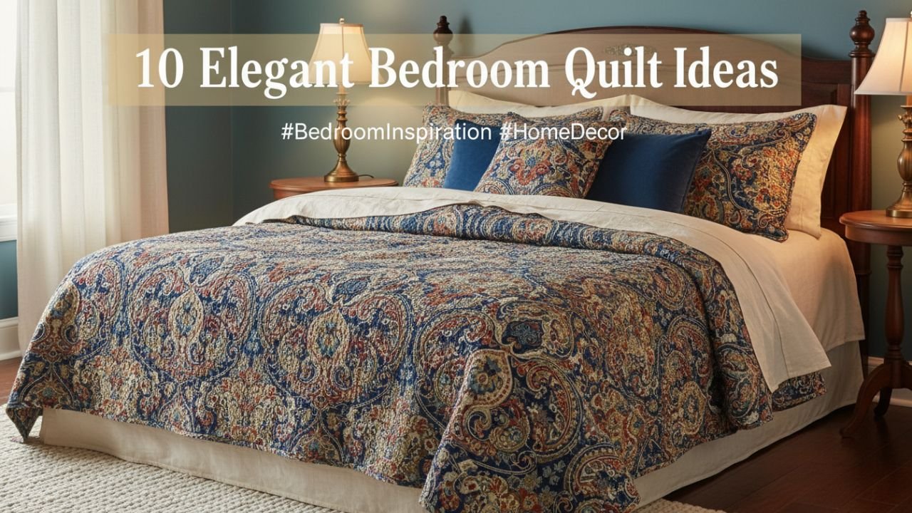 10 Elegant Bedroom Quilt Ideas for a Hotel-Inspired Feel