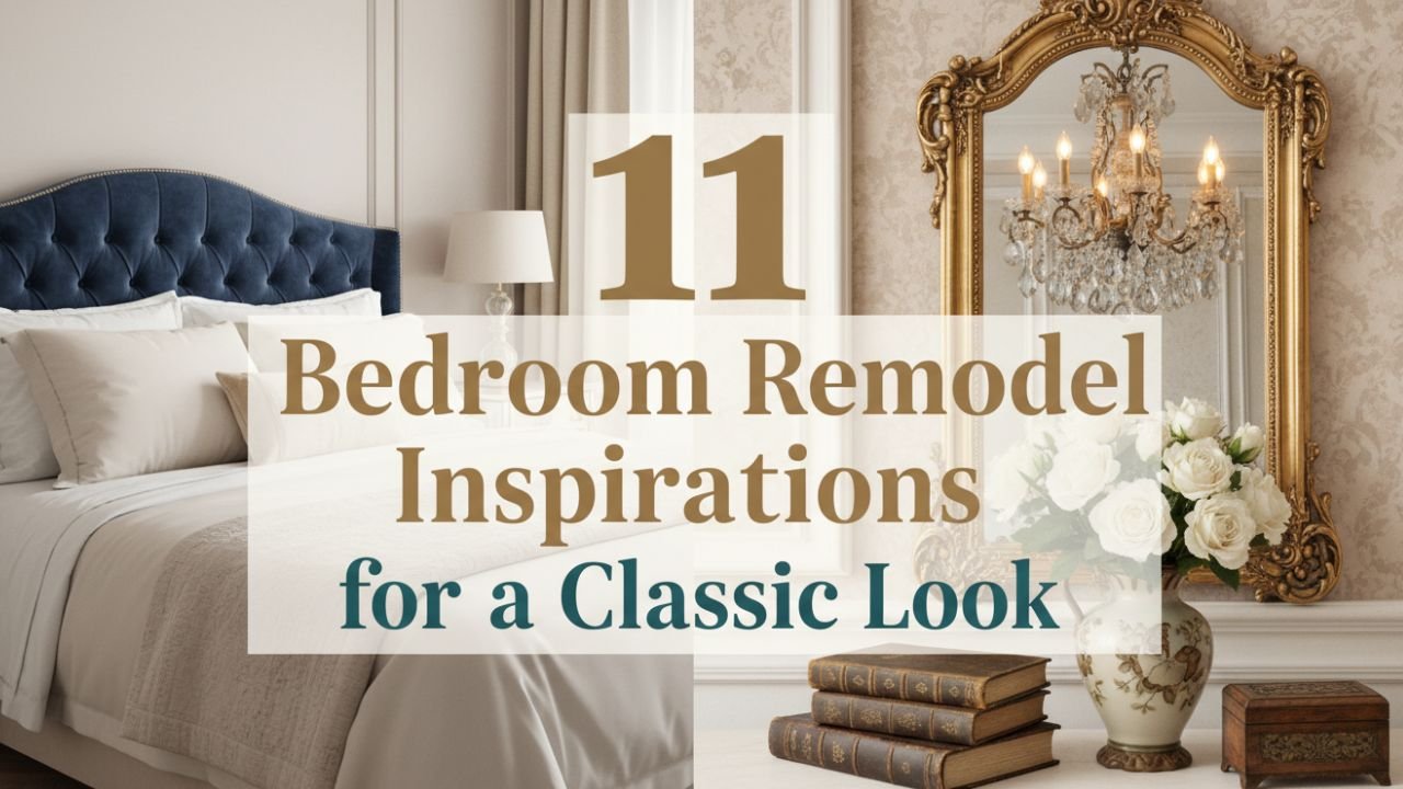 11 Bedroom Remodel Inspirations for Classic Look