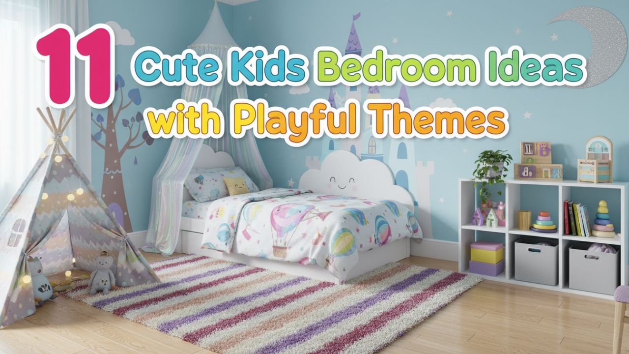 11 Cute Kids Bedroom Ideas with Playful Themes