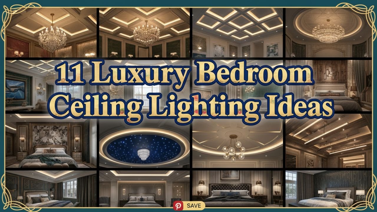 11 Luxury Bedroom Ceiling Lighting Ideas with Chandeliers