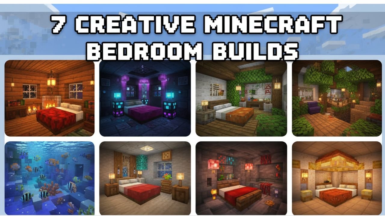 7 Creative Minecraft Bedroom Builds You’ll Want to Copy