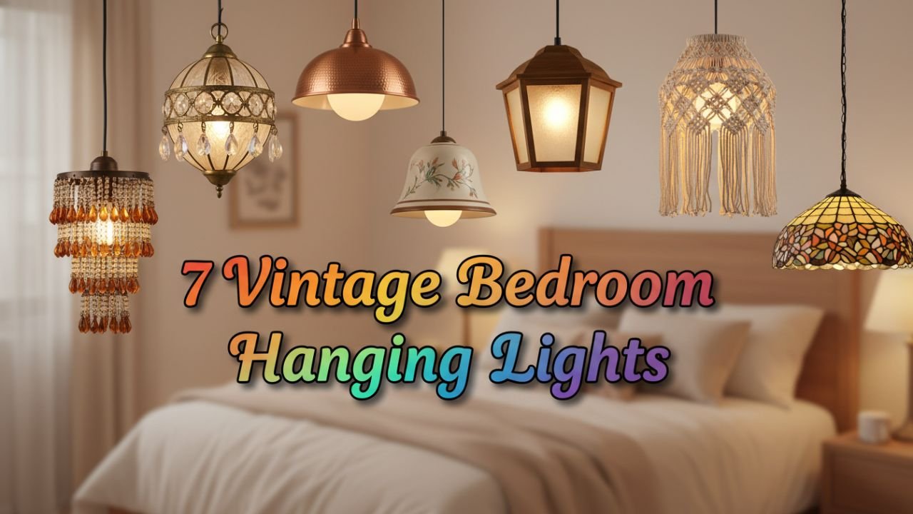 7 Vintage Bedroom Hanging Lights That Add Timeless Charm