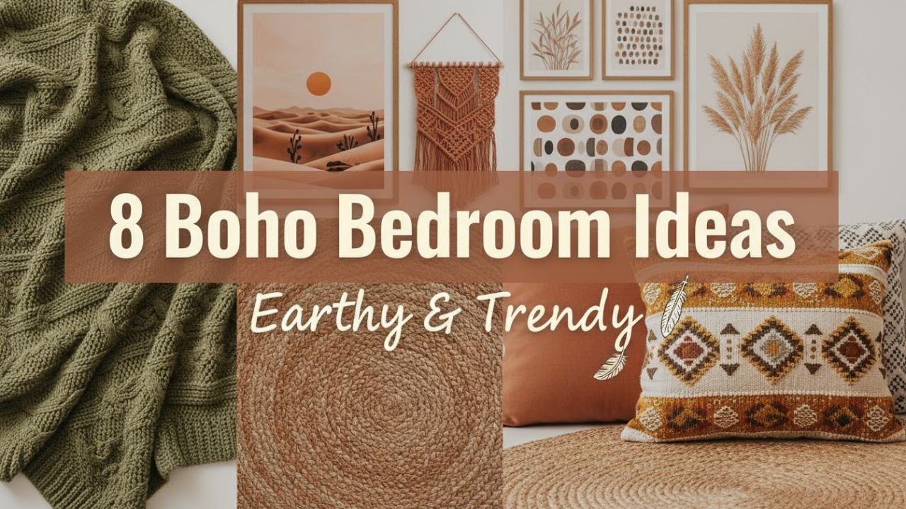 8 Boho Bedroom Ideas That Feel Warm, Earthy & Trendy