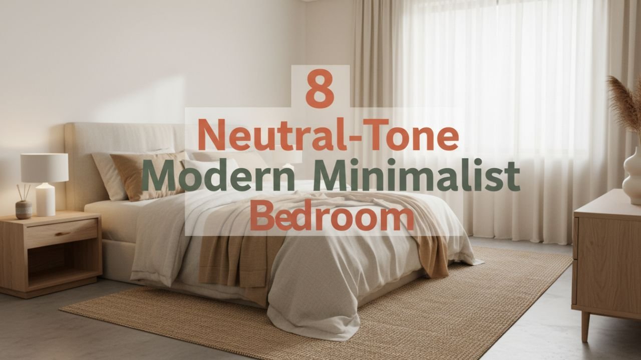 8 Neutral-Tone Modern Minimalist Bedroom Looks