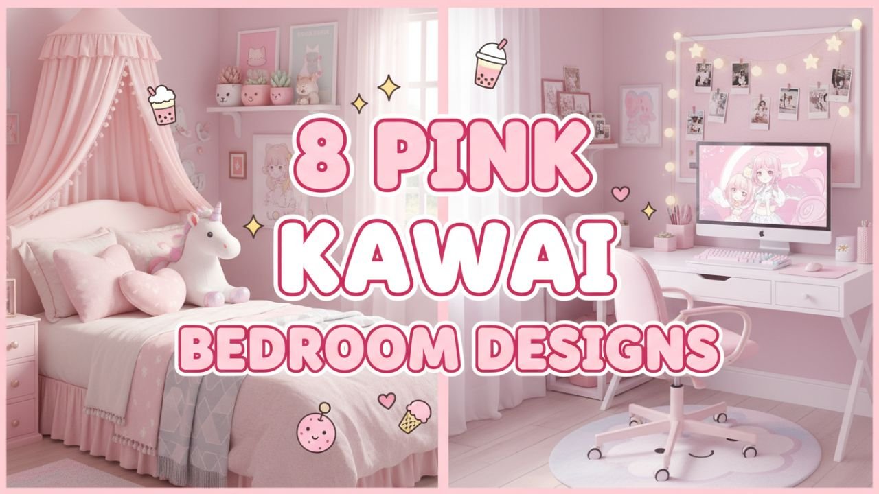 8 Pink Kawaii Bedroom Designs You’ll Instantly Love
