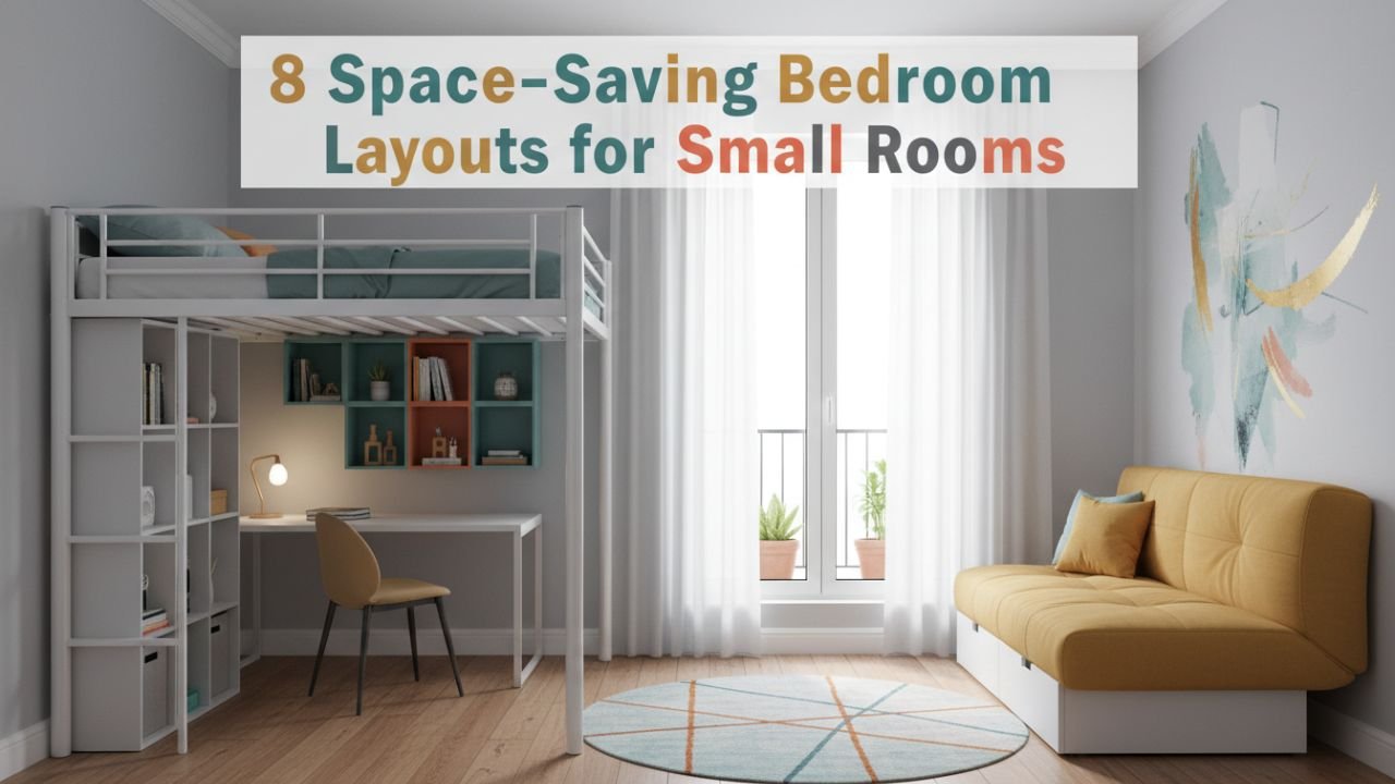 8 Space-Saving Bedroom Layouts for Small Rooms