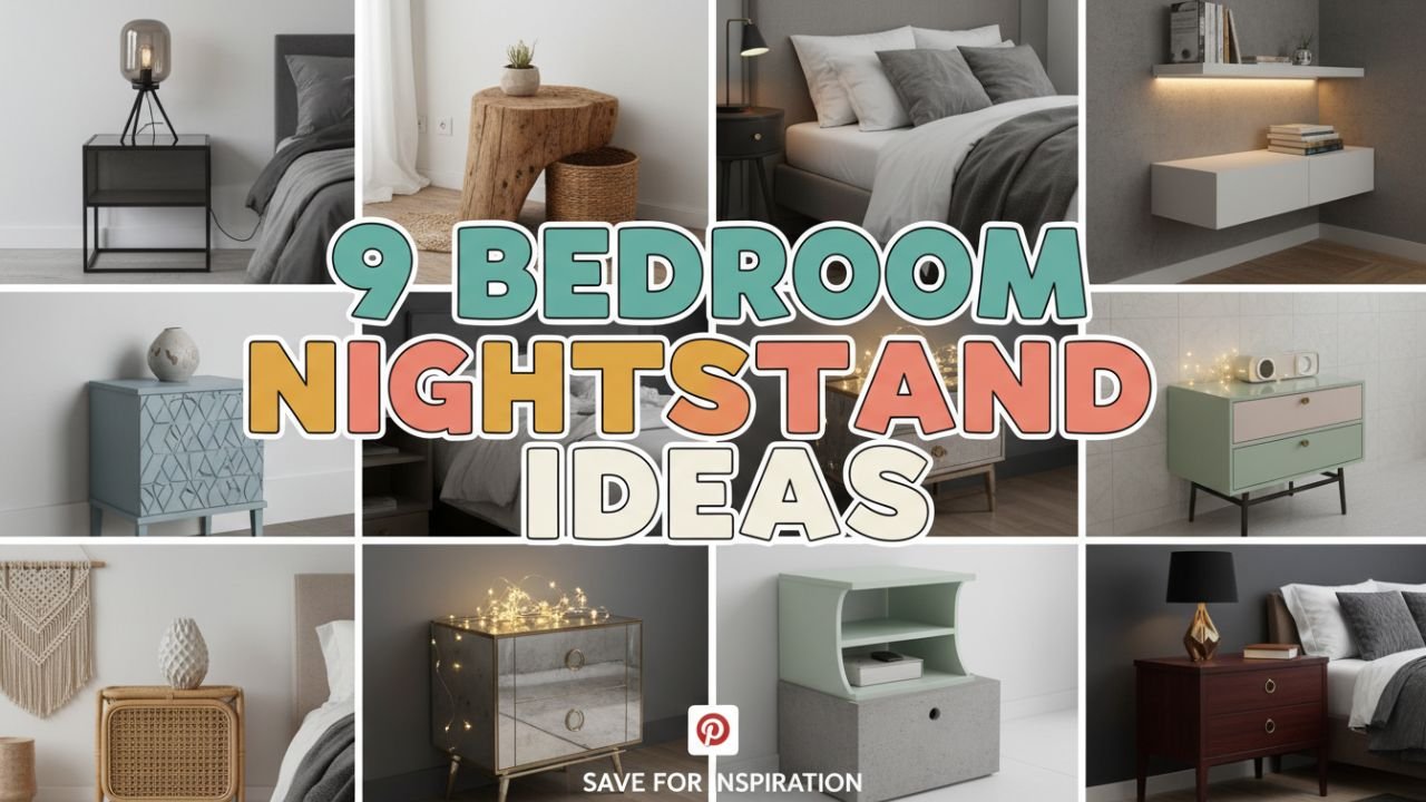 9 Bedroom Nightstand Ideas You’ll Want This Year