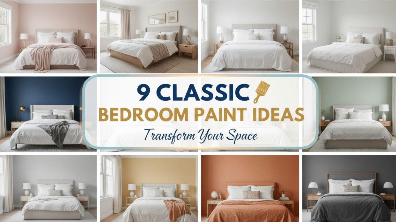 9 Classic Bedroom Paint Ideas for a Timeless Appeal