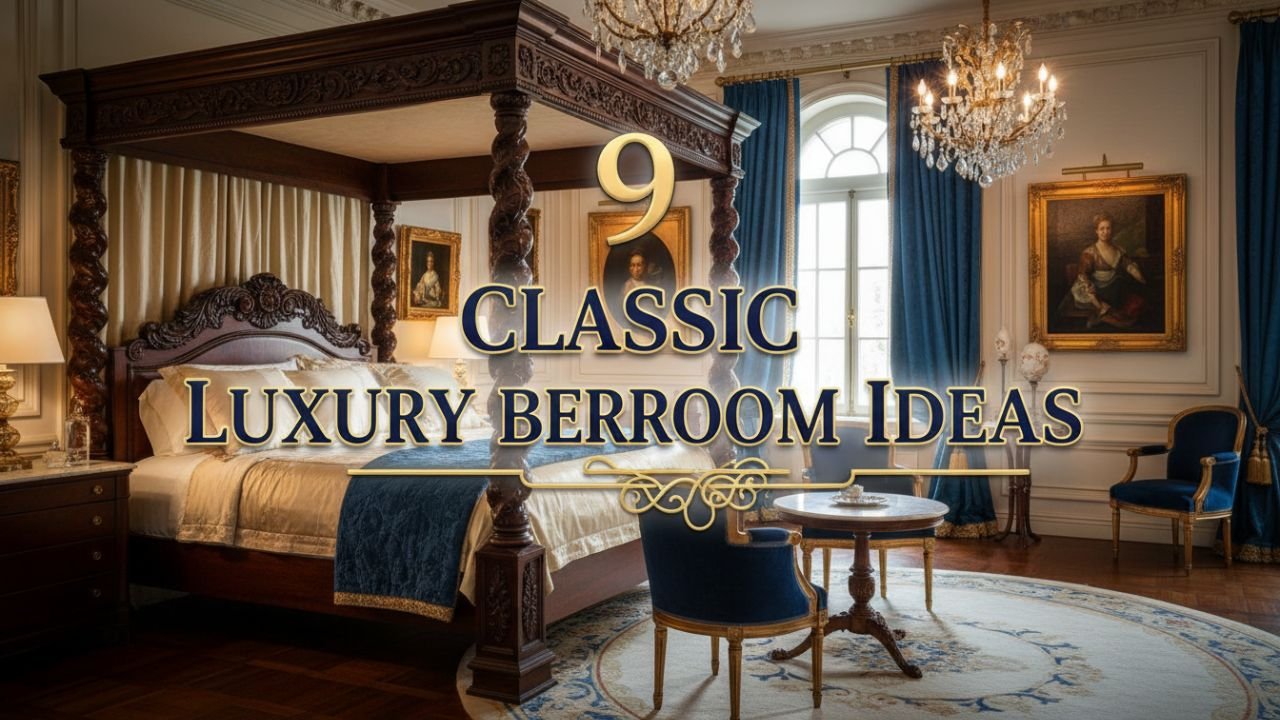 9 Classic Luxury Bedroom Ideas with Timeless Elegance