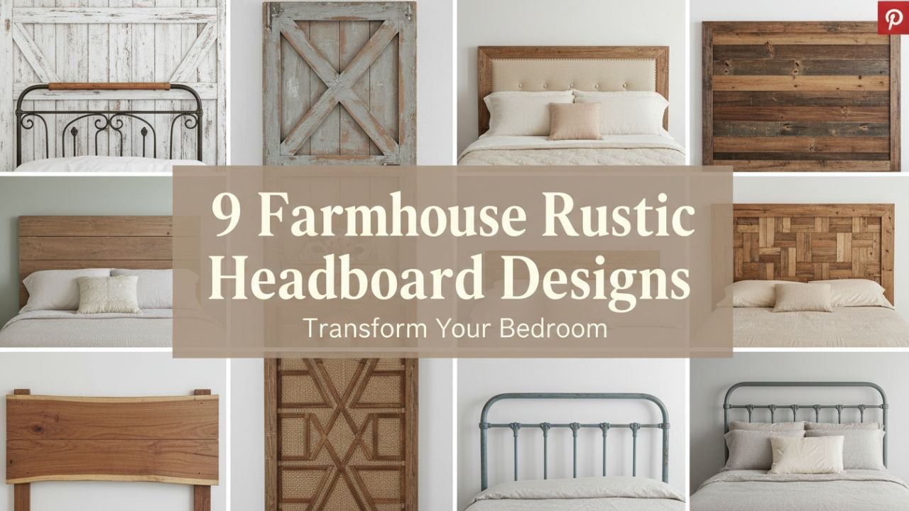 9 Farmhouse Rustic Headboard Designs You’ll Love