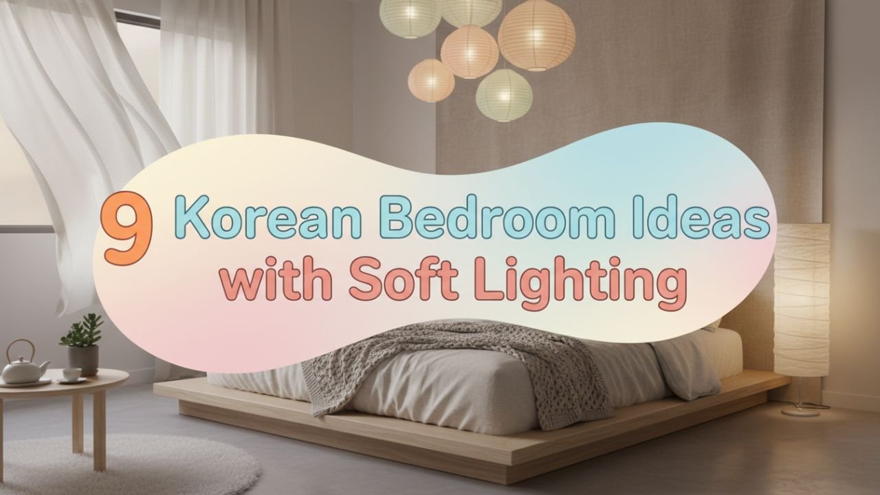 9 Korean Bedroom Ideas with Soft Lighting & Warm Ambience