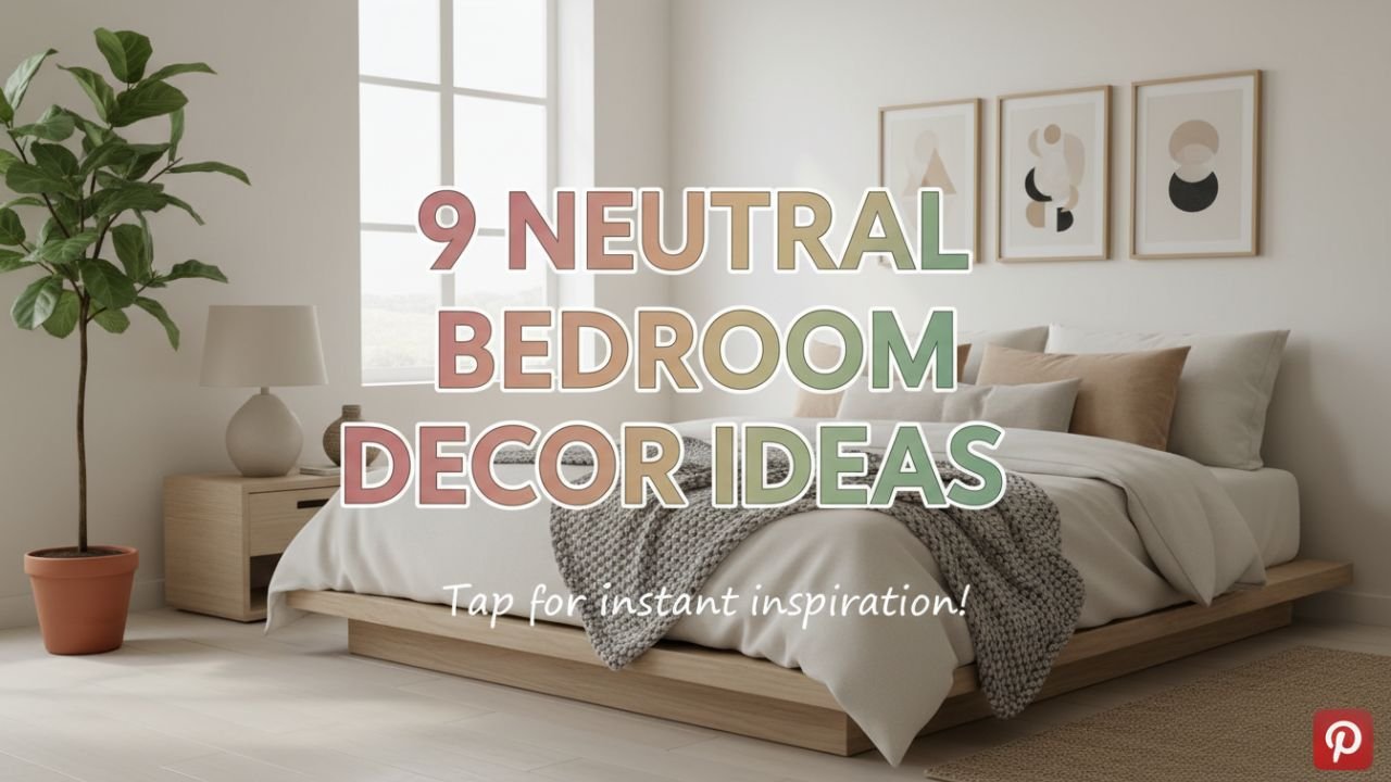 9 Neutral Bedroom Decor Ideas for a Timeless Look