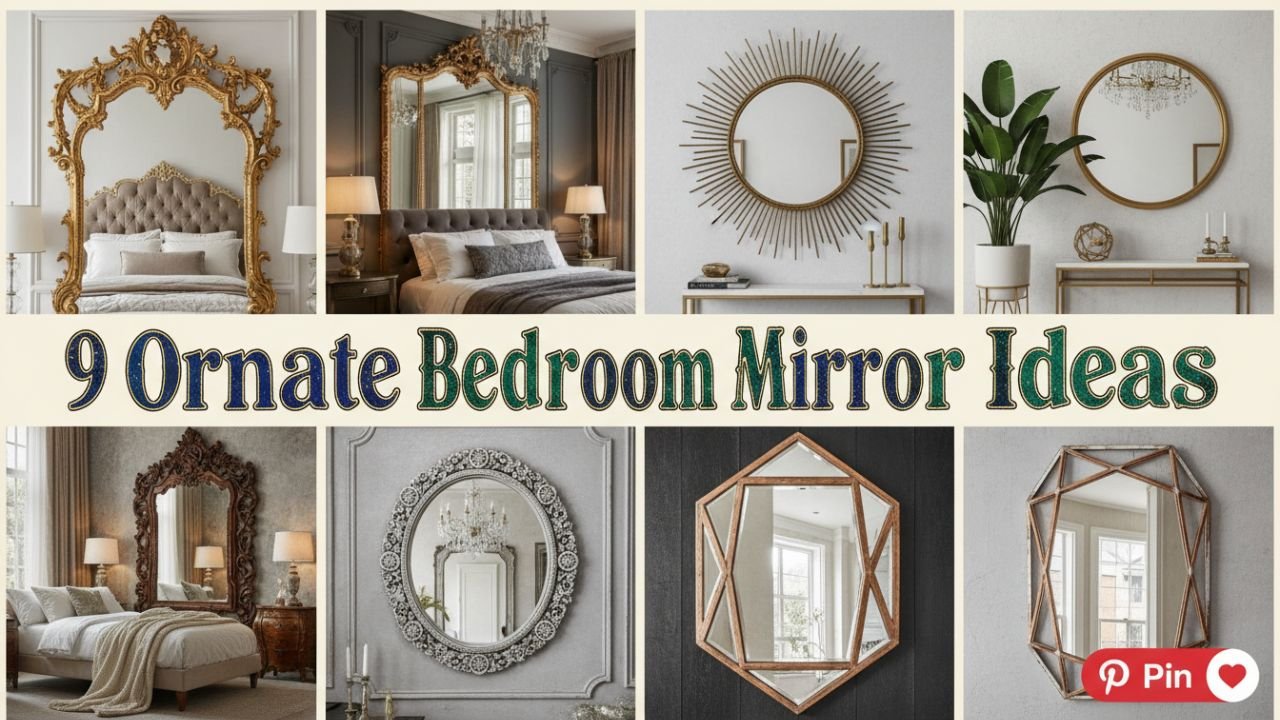9 Ornate Bedroom Mirror Ideas for a Royal Look
