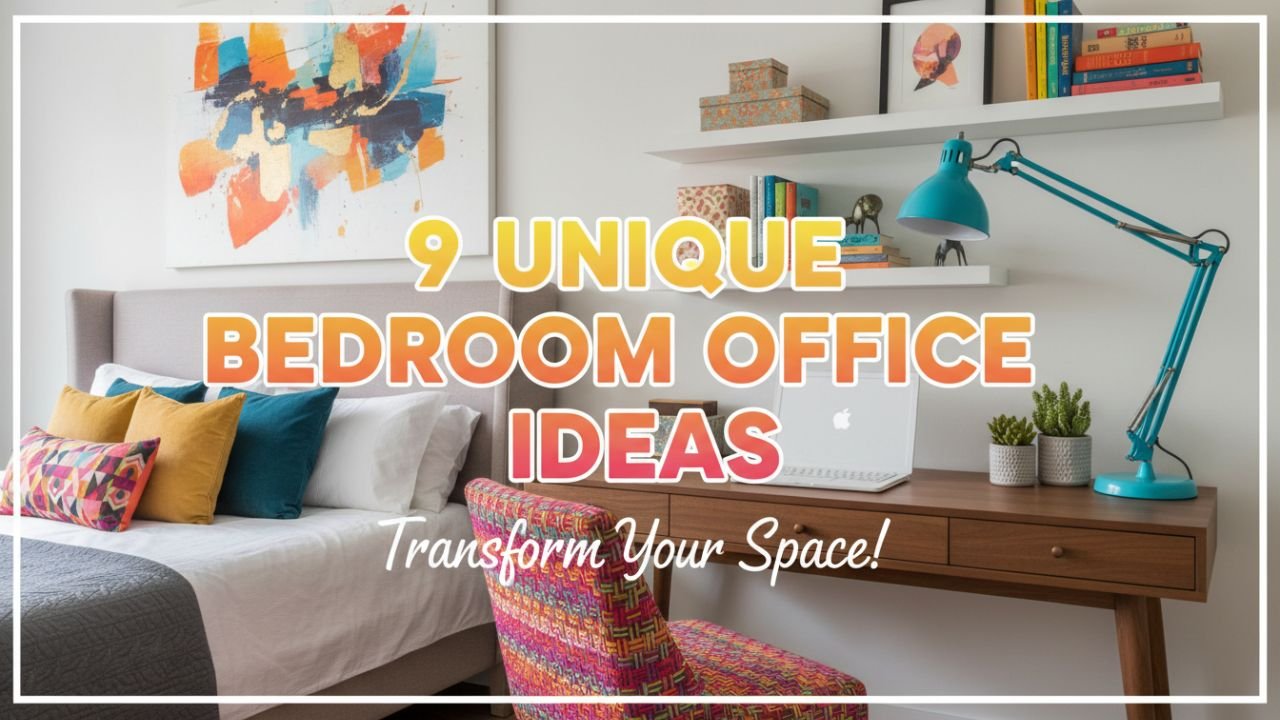 9 Unique Bedroom Office Ideas That Blend Comfort and Style