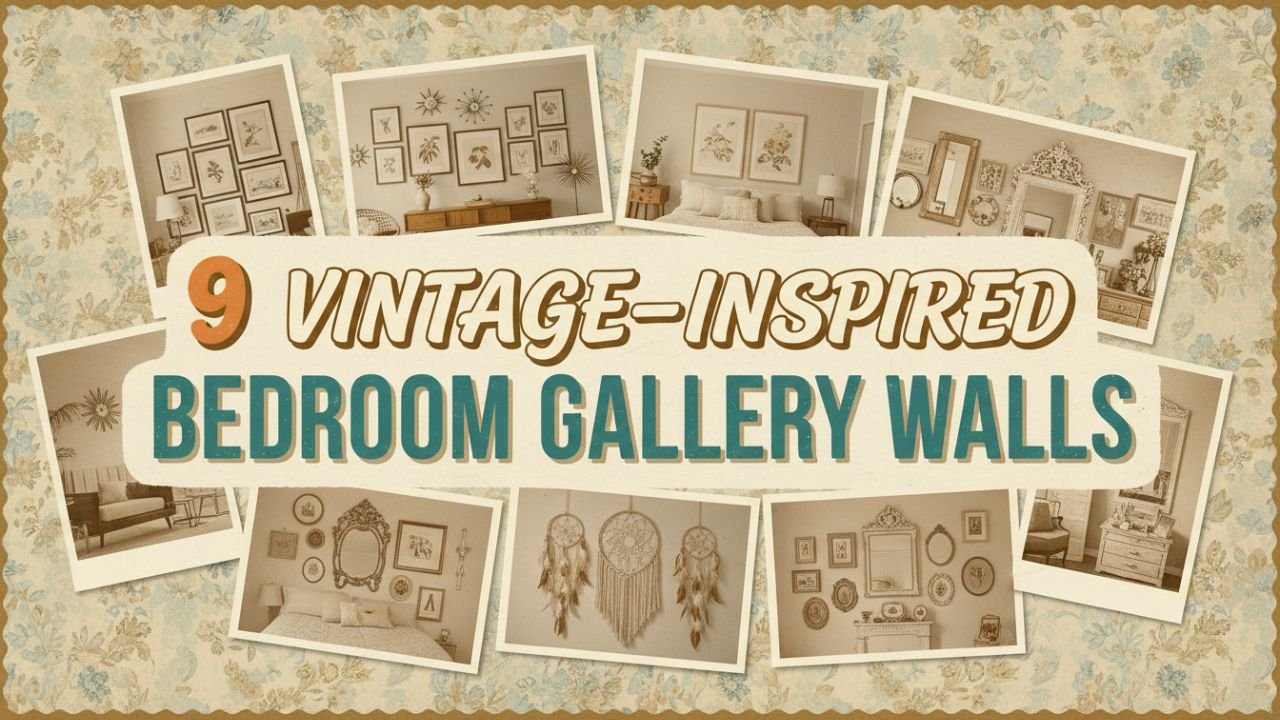9 Vintage-Inspired Bedroom Gallery Walls You'll Love