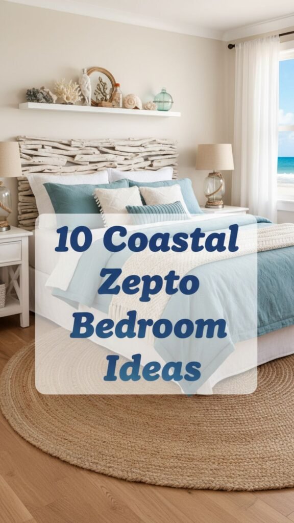 1. 10 Coastal Zepto Bedroom Decor Ideas for a Breezy, Relaxed Vibe
