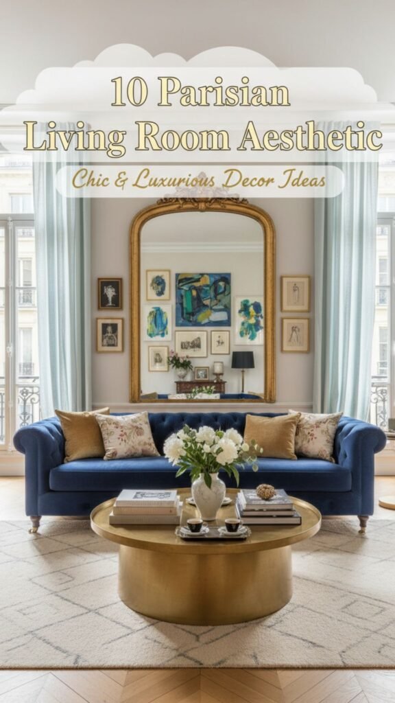 1. 10 Parisian Living Room Aesthetic Ideas for an Elegant European Feel