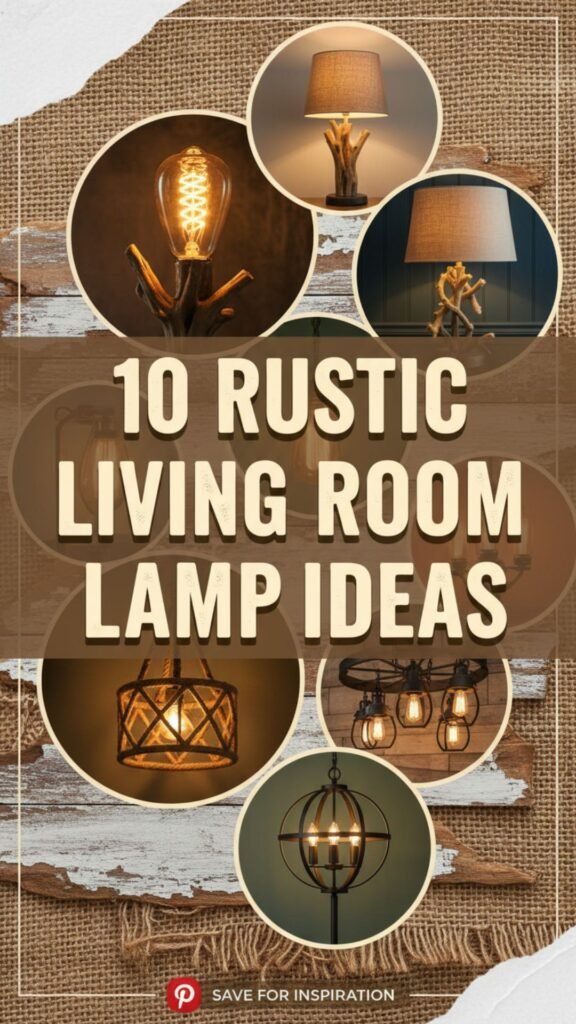 1. 10 Rustic Living Room Lamp Ideas for Cozy, Earthy Vibes