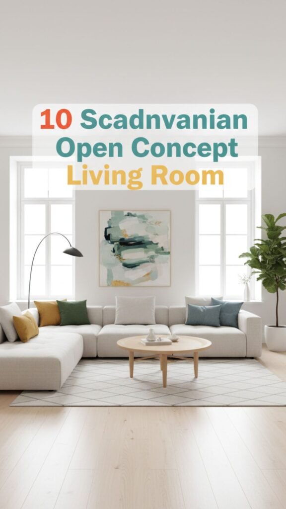1. 10 Scandinavian Open Concept Living Room Designs You’ll Love